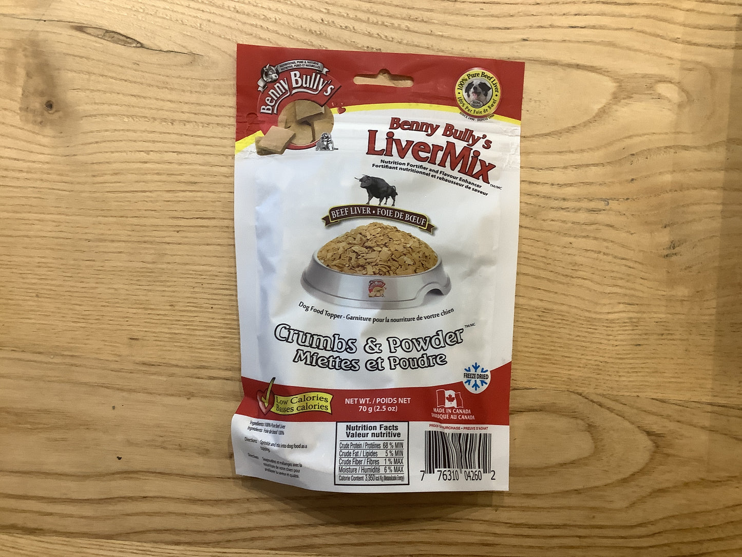 Bennys bully liver mix