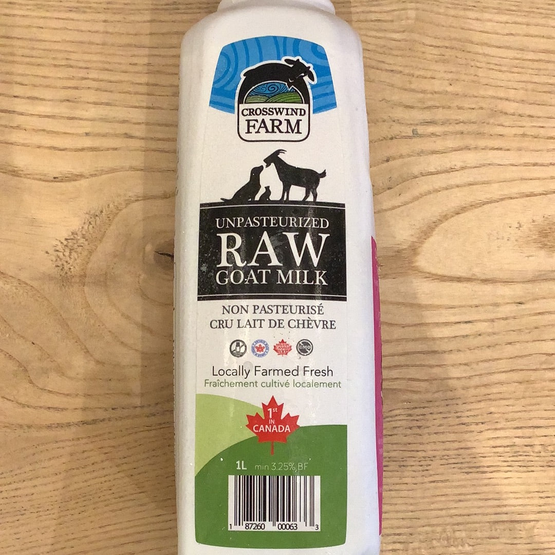 Crosswind Farm Raw Goat Milk