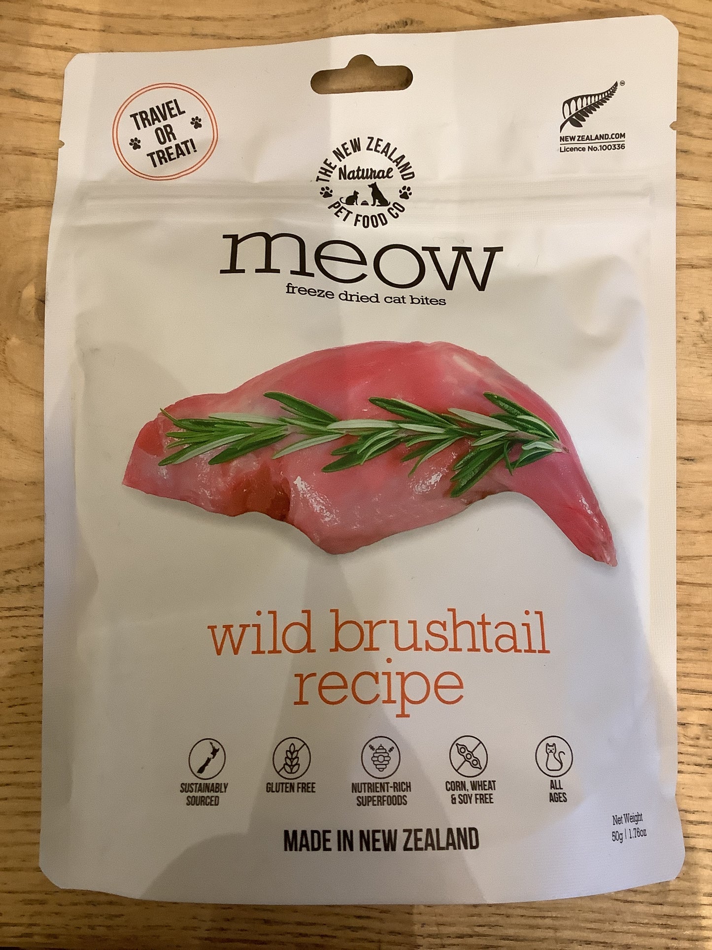 Meow freeze dried cat food