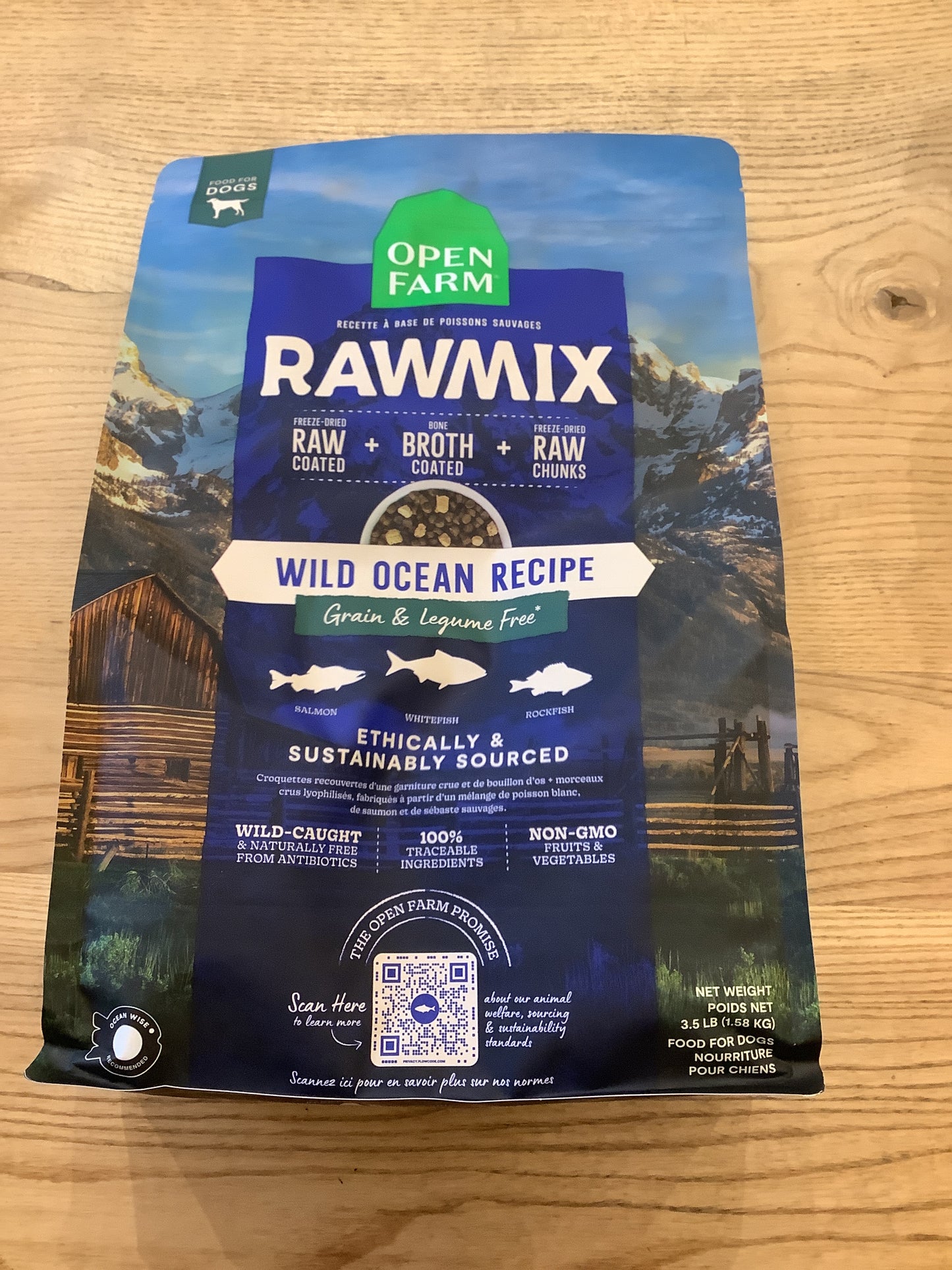 Open farm rawmix grain free wild ocean 20lb