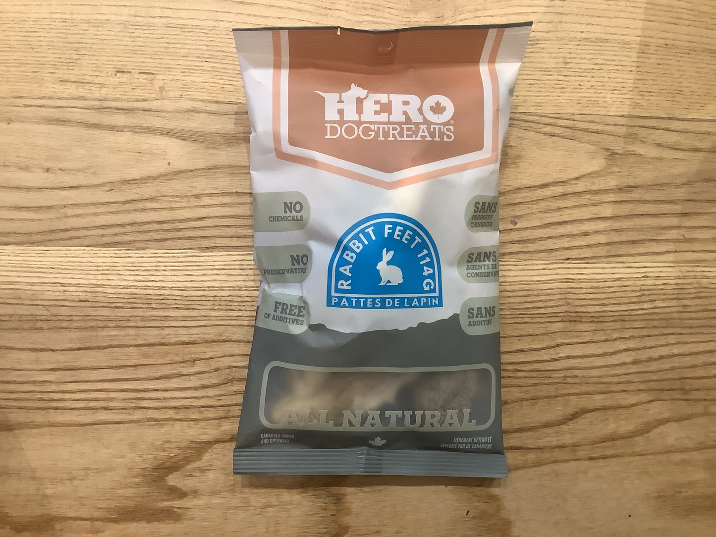 Hero rabbit feet