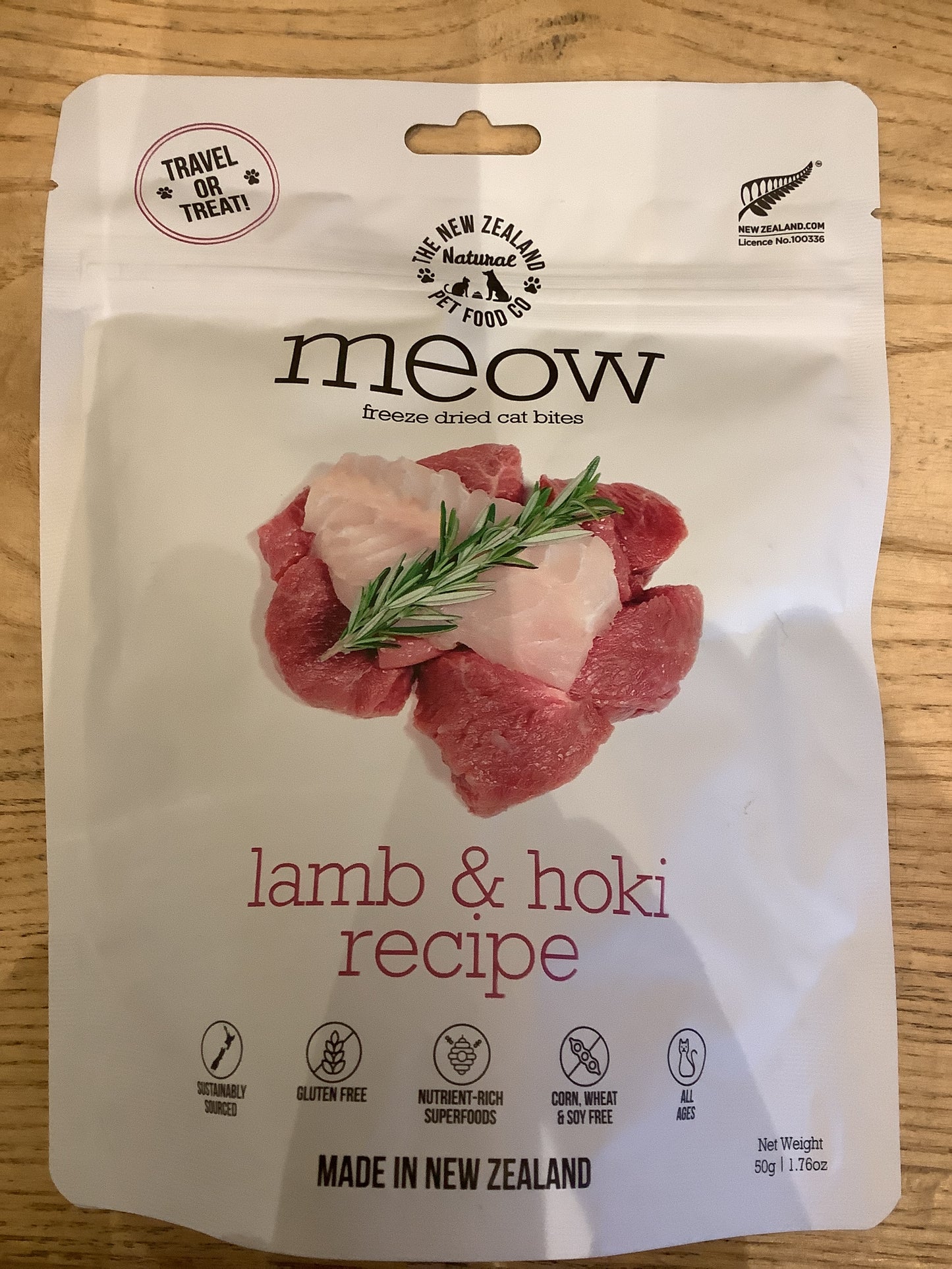 Meow freeze dried cat food