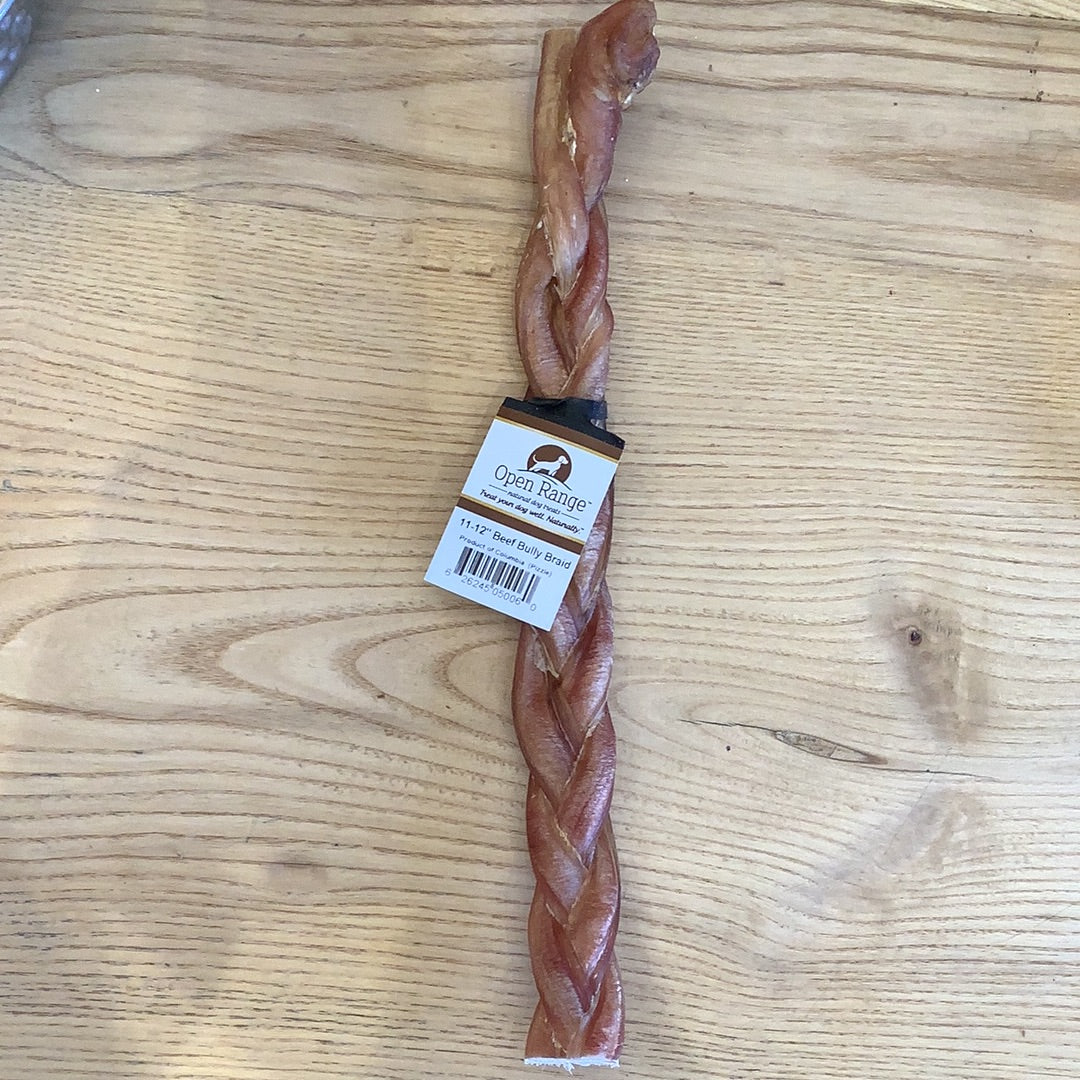 12” Braided Bully by Open Range