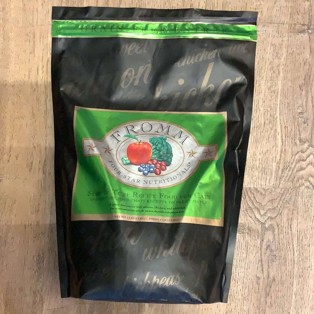 Fromm four star, cat, various flavors, 4lb