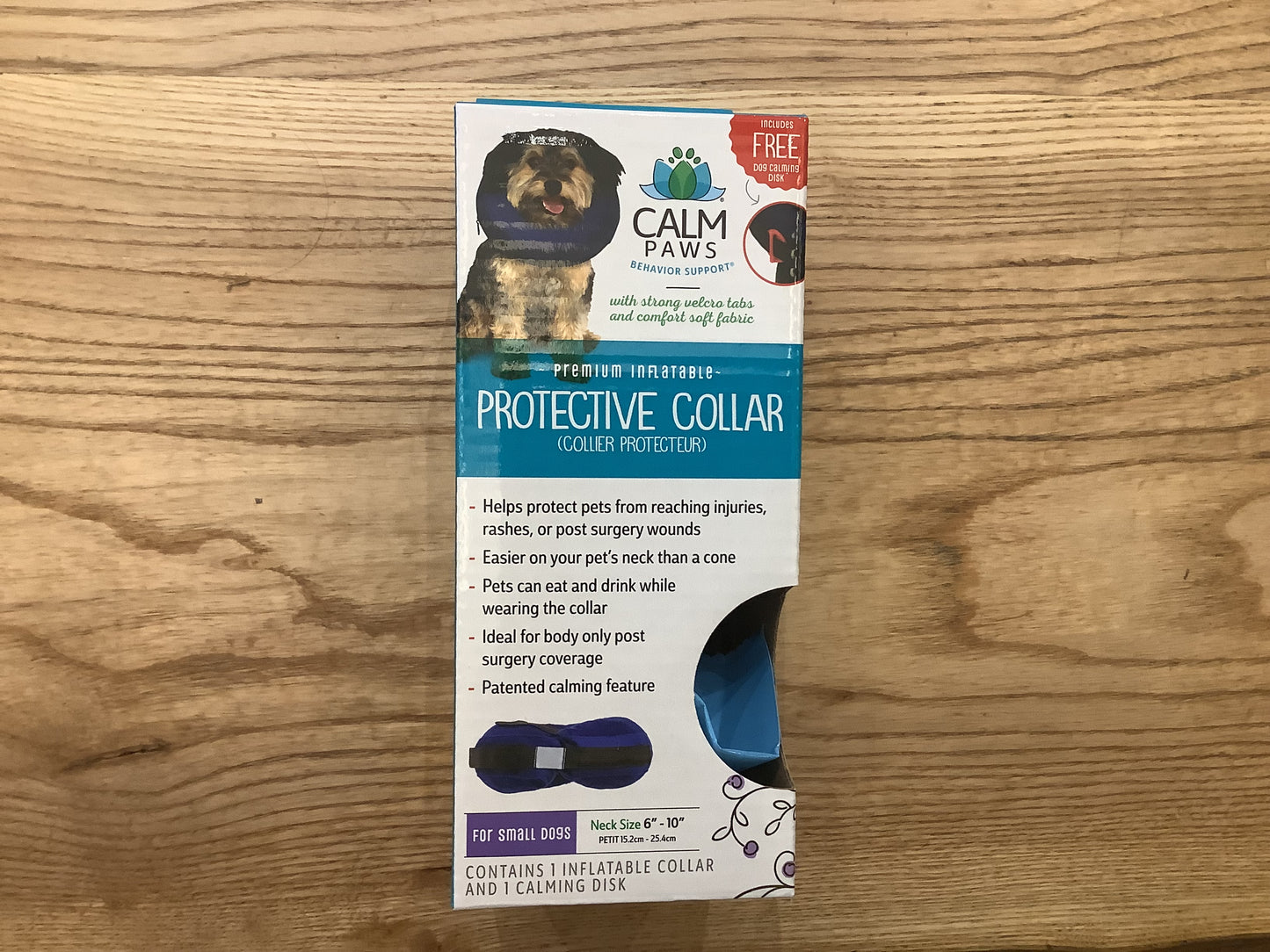 Calm paws protective collar small