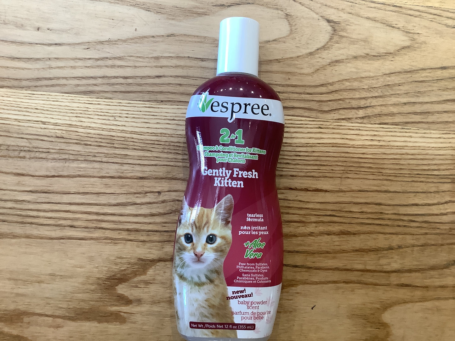 Espree cat shampoo