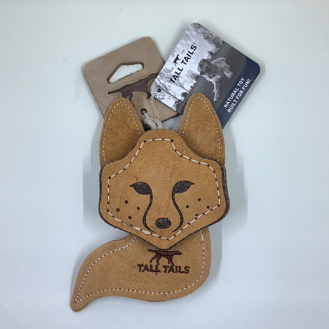 Tall Tails Animal Face Leather Toys