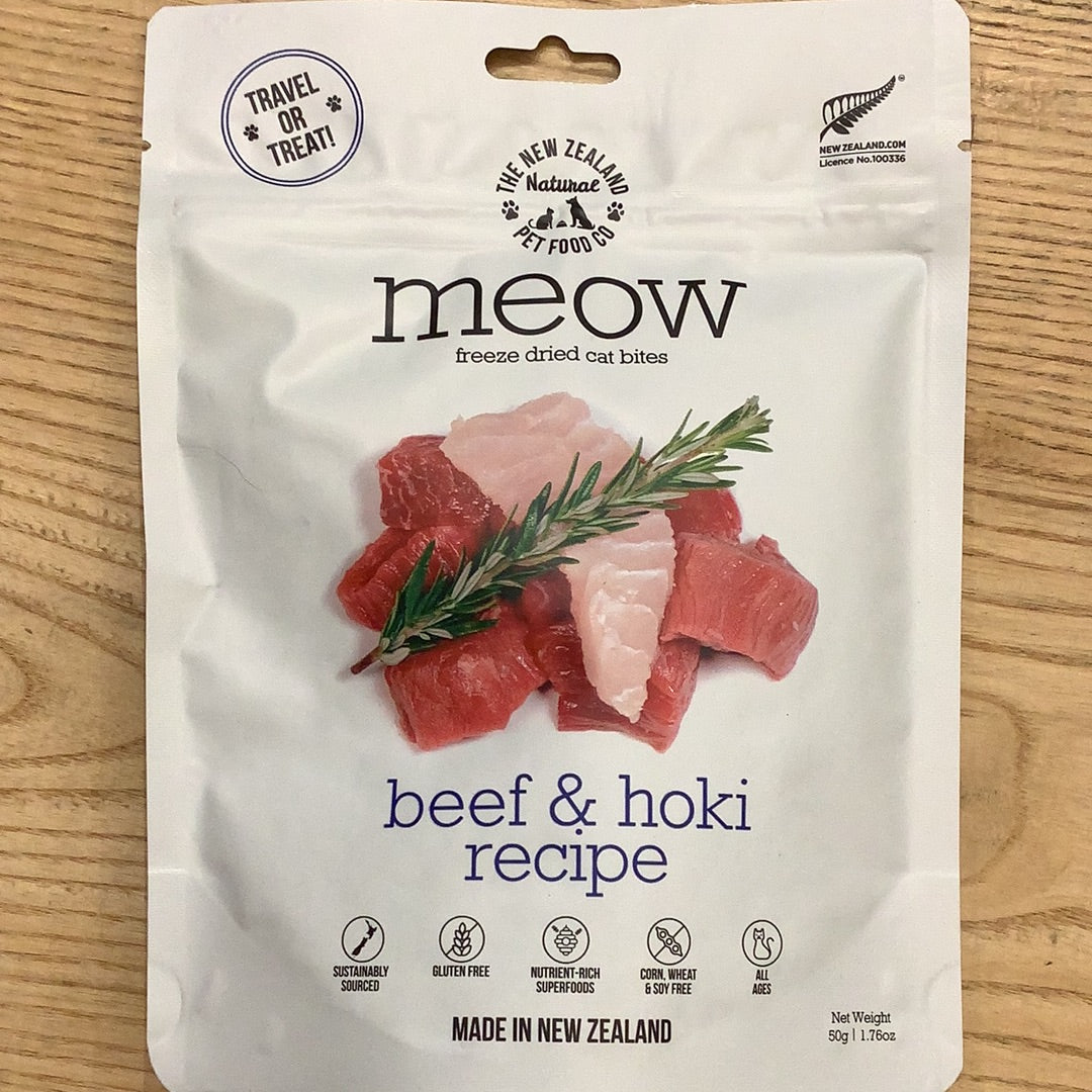 Meow freeze dried cat food