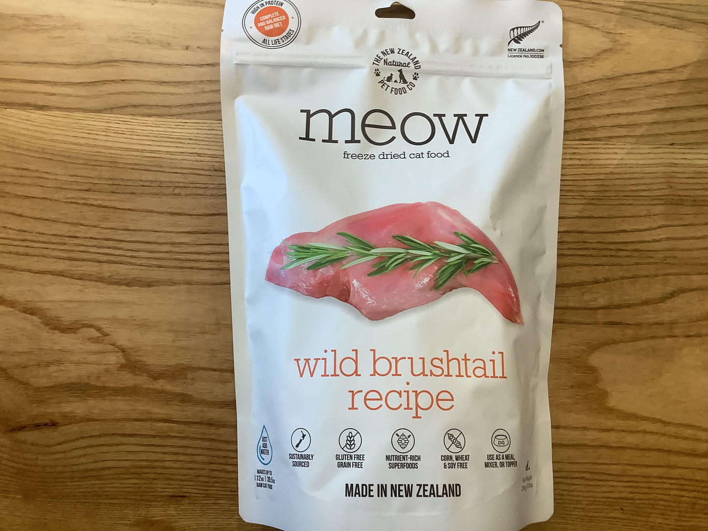 Meow freeze dried cat food