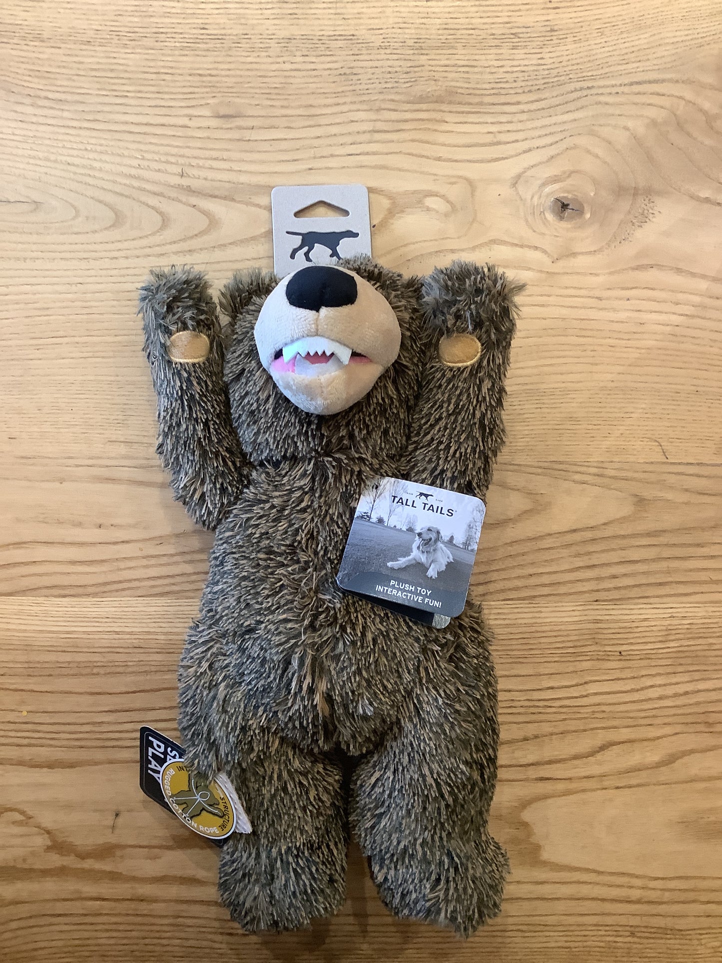 Tall tail grizzly bear