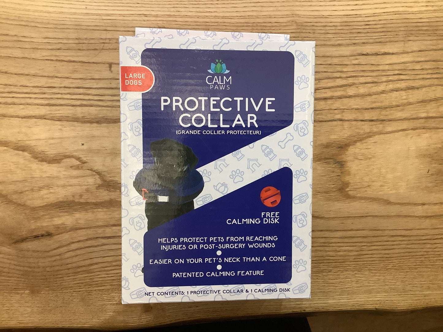 Calm paws protective collar large