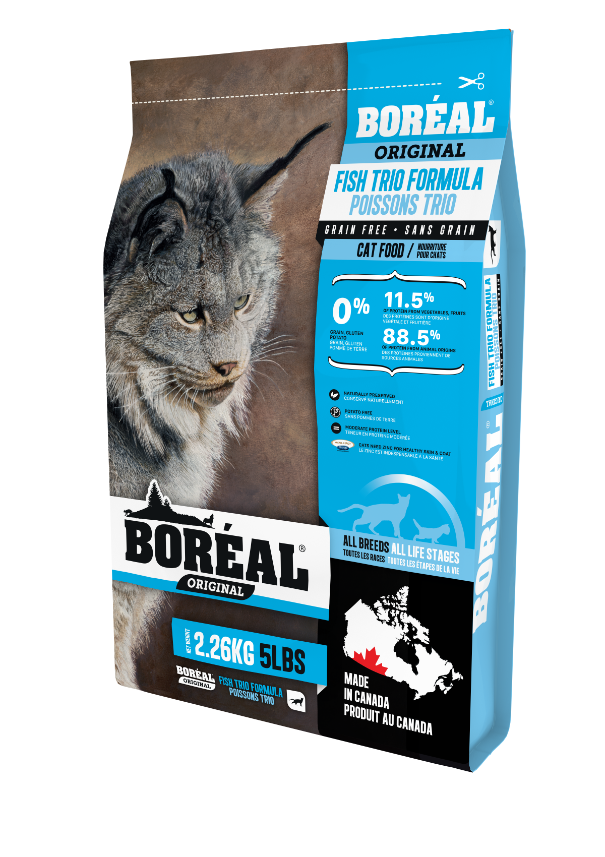 Boreal Cat Kibble Fish Trio