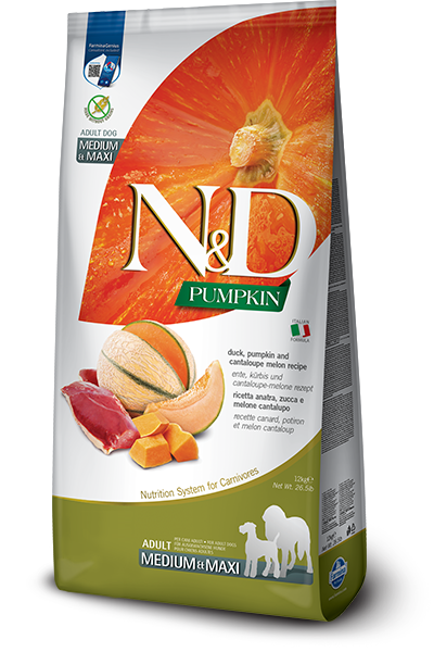 Farmina N&D Dog Kibble Pumpkin, Duck & Cantaloupe Adult