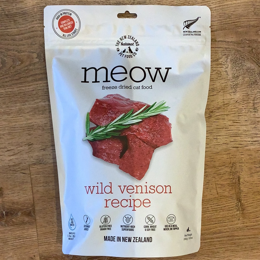 Meow freeze dried cat food