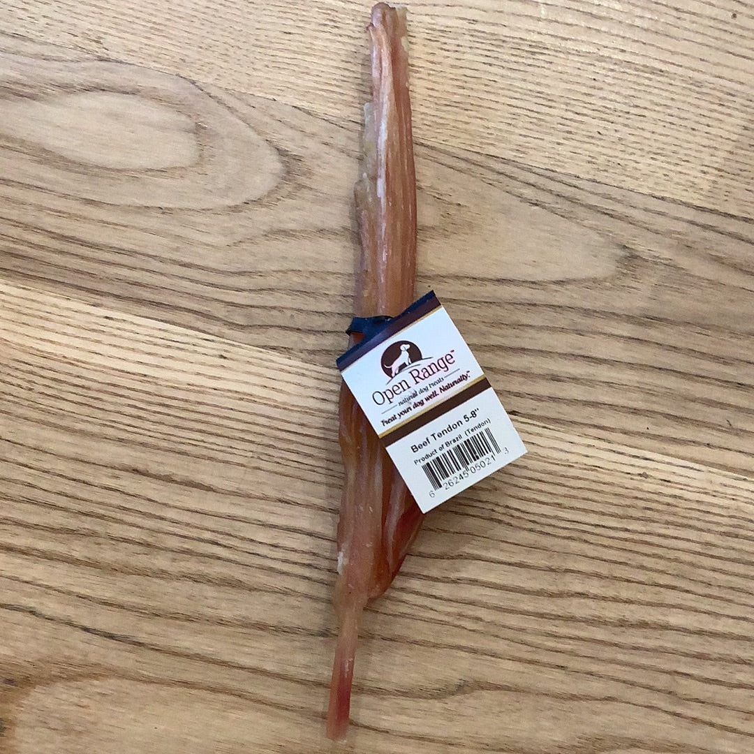 Open range beef tendons