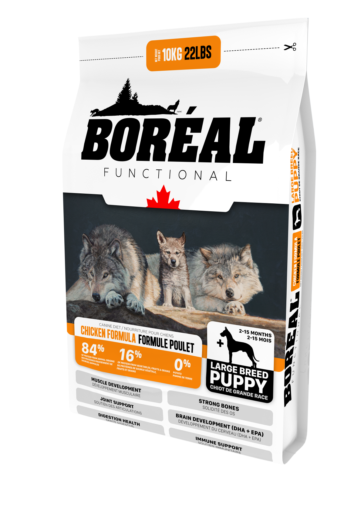 Boreal Puppy Food Chicken Formula - Large Breed