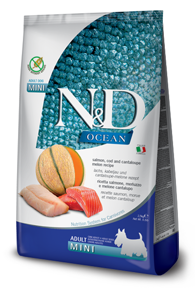 Farmina N&D Dog Kibble Salmon, Cod & Cantaloupe Mini