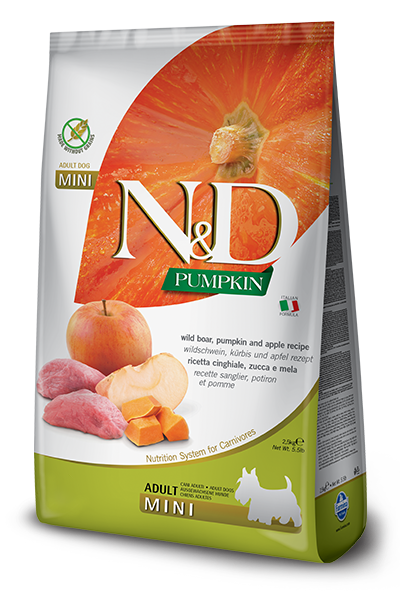 Farmina N&D Dog Kibble Wild Boar, Pumpkin & Apple Mini