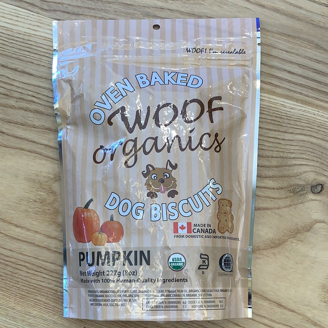 Oven baked woof organics