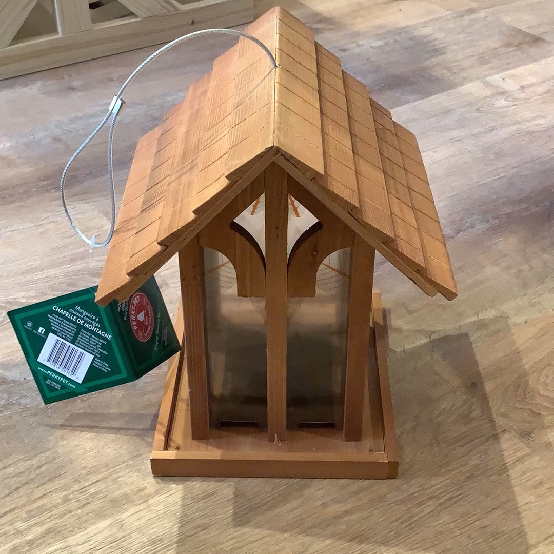 Perkys Pet Mountain Chapel Bird Feeder