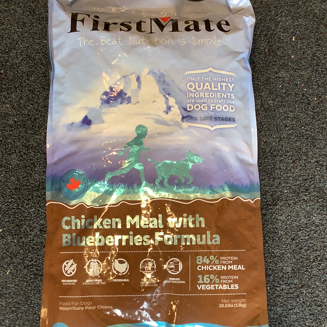 FirstMate Grain Free LID- Chicken and Blueberries