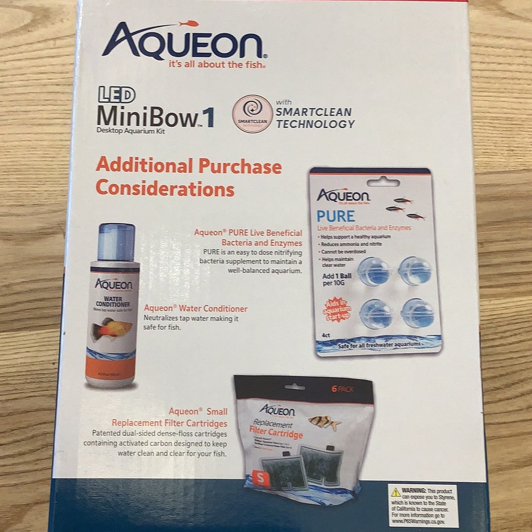 Aqueon led mini bow 1gal