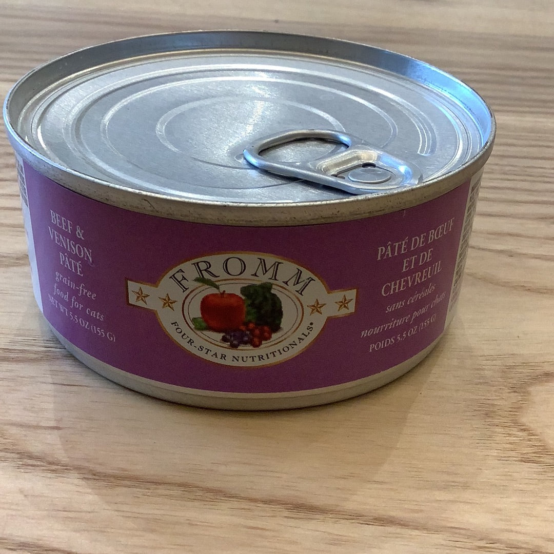 Fromm four star pate, 5.5oz Assorted flavours