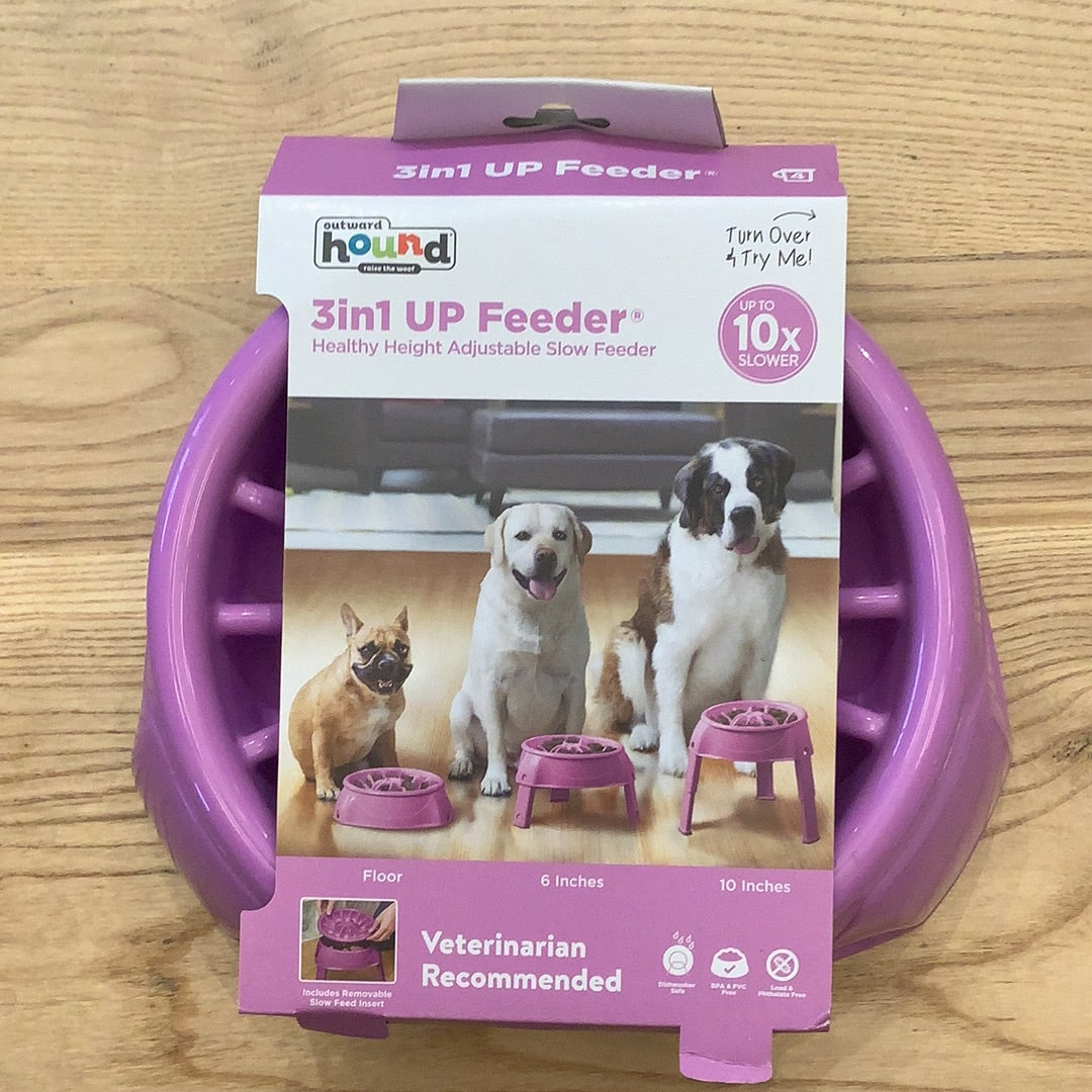 Outward Hound 3 in 1 Elevated Slow Feeder
