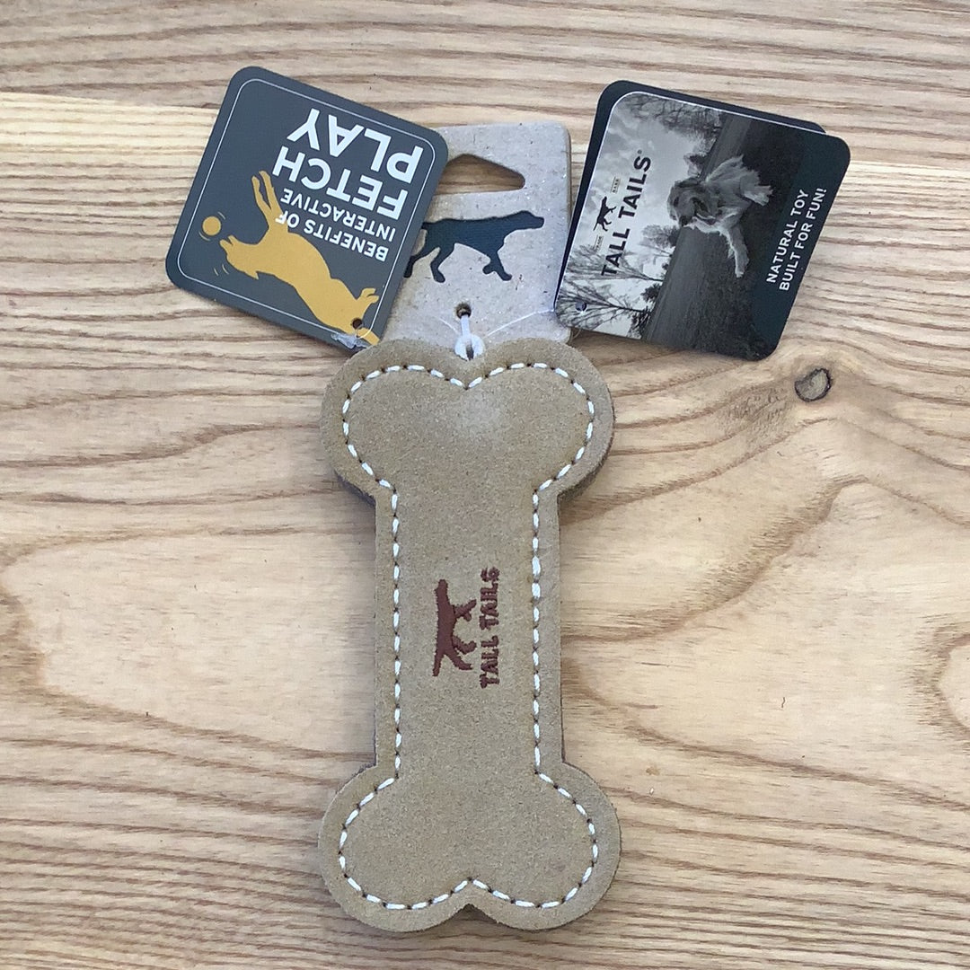 Tall tails wool bone toy 6”