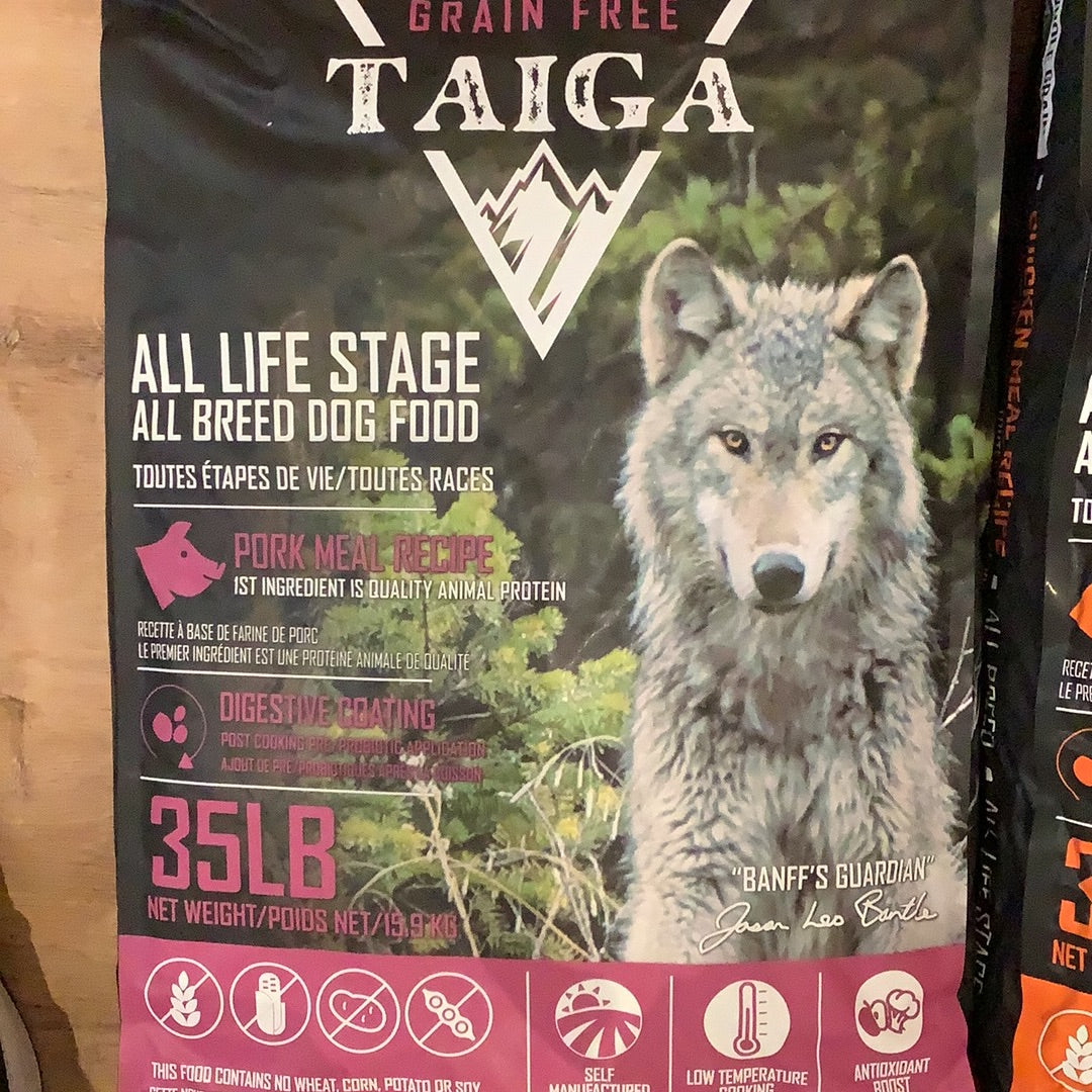 Horizon- Taiga- Grain Free- Pork- 35lbs