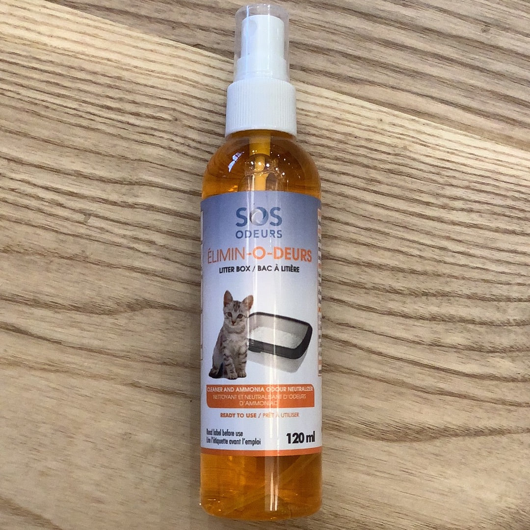 SOS Odours-Elimin-O-Deurs Litter Box 120ML