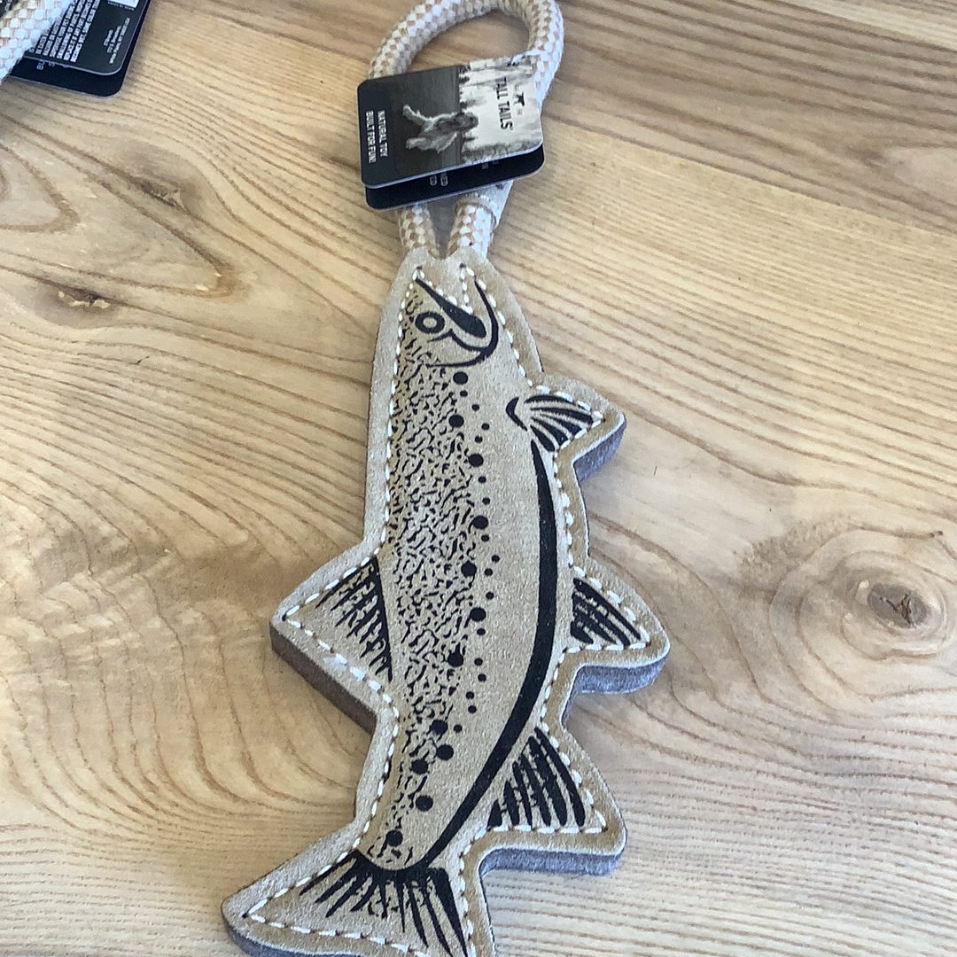 Tall Tails-Natural Leather and Wool Trout