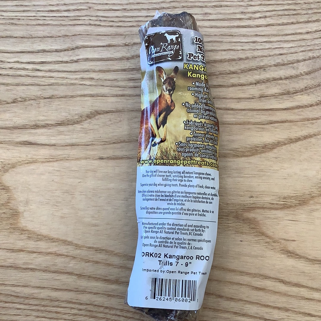 Open range Kangaroo tails