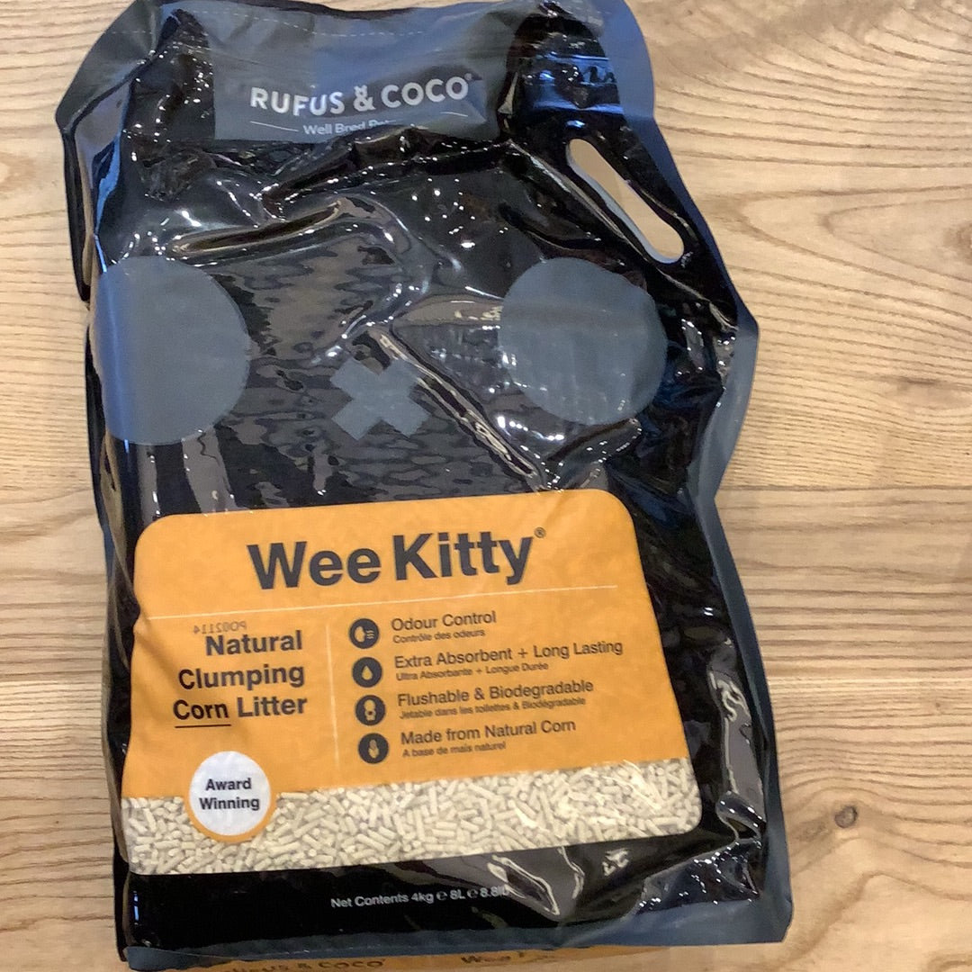 Rufus and Coco Wee Kitty Cat Litter