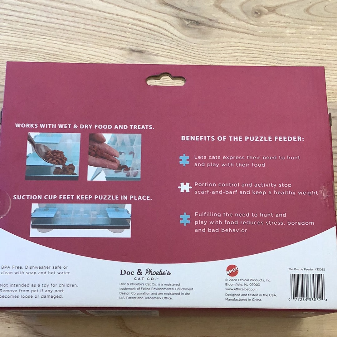 Doc and Phoebes- The puzzle Feeder