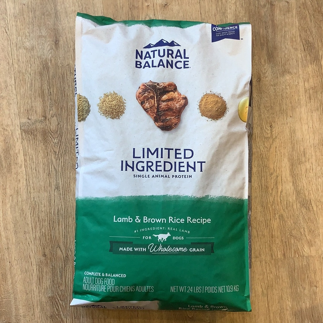 Natural balance lamb and brown rice