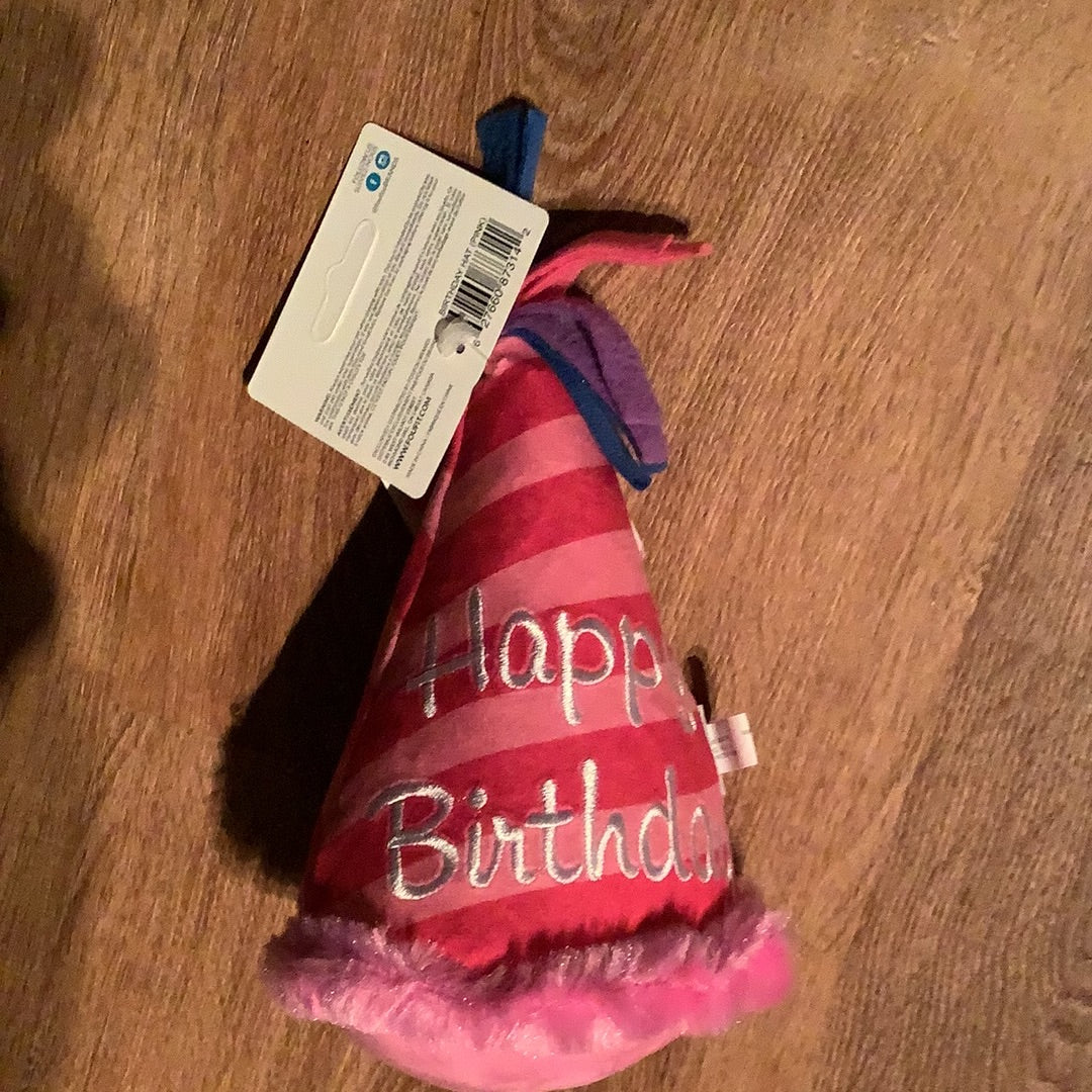 Plush Crinkle Birthday Hat