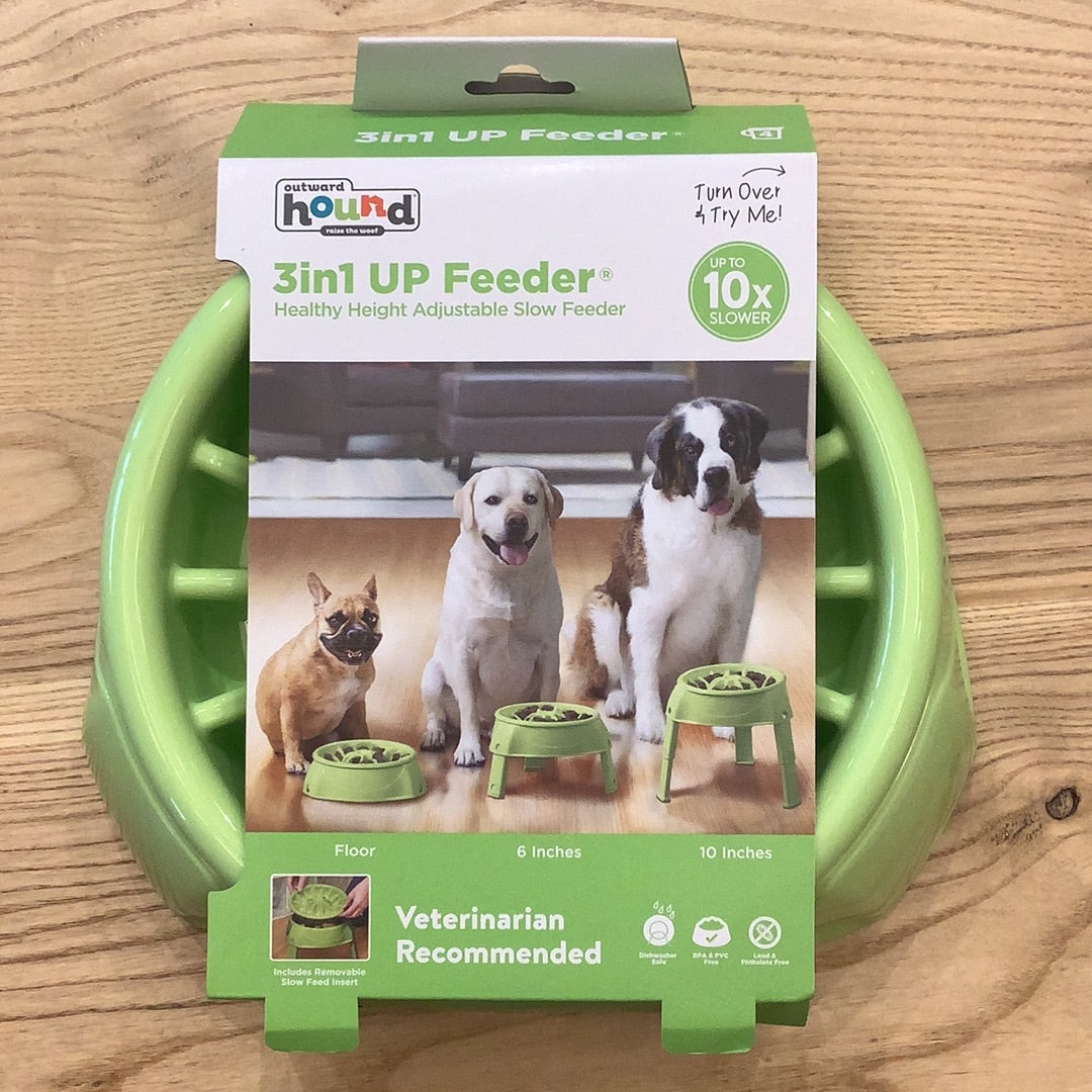 Outward Hound 3 in 1 Elevated Slow Feeder