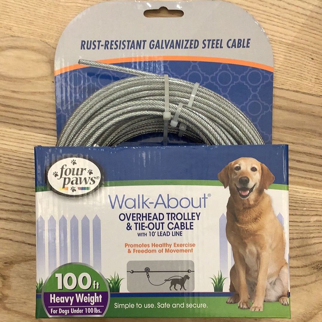 Four Paws Overhead Trolley Exerciser Heavy Weight Silver