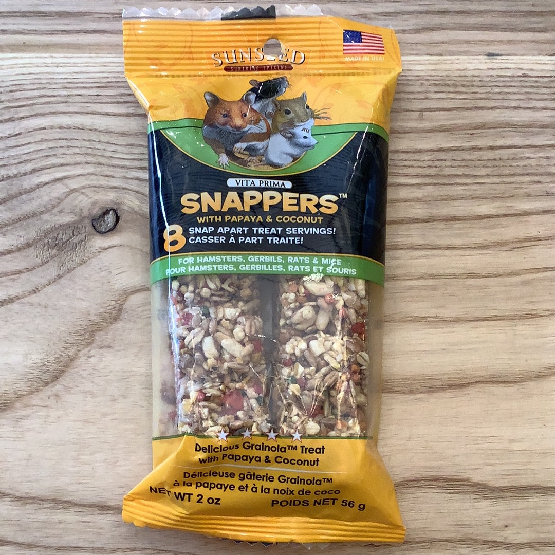 Sunseed Prima Snappers w/ Papaya Cocunut 2oz