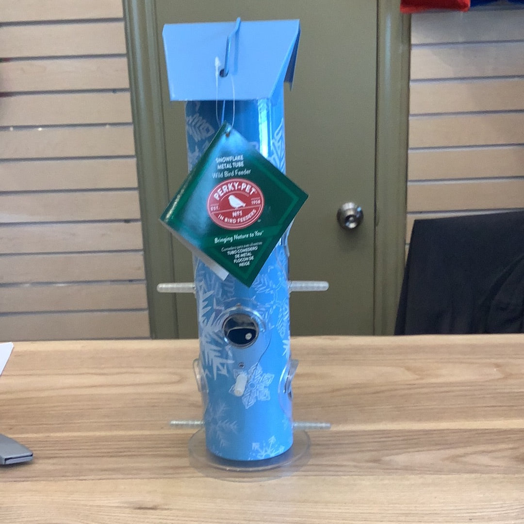 Perky Pet Metal Bird Feeder Snowflake