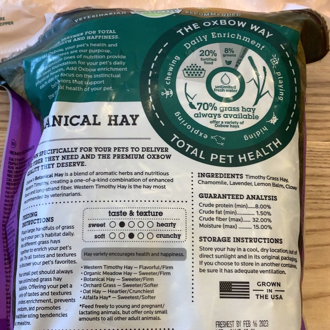 Oxbow Botanical Hay 15oz