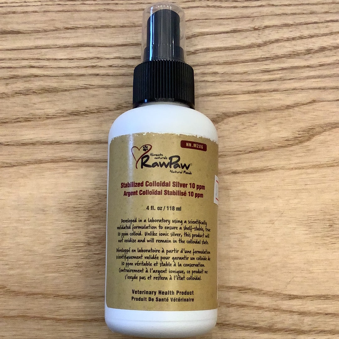 Rawpaw stabilized colloidal silver