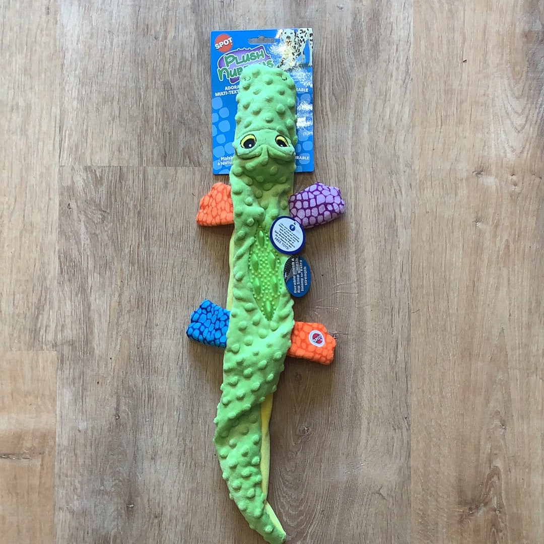 Spot plush nubbins lizard 24”