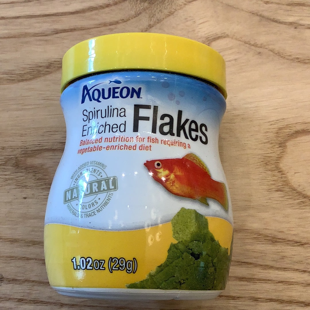 Aqueon spirulina enriched flakes
