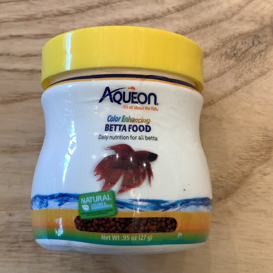 Aqueon colour enhancing betta food
