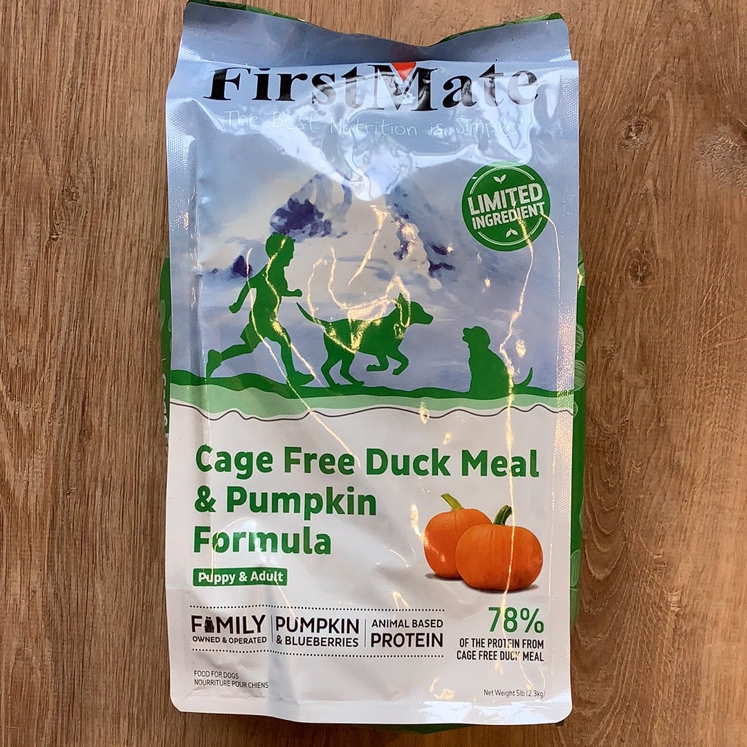 FirstMate Grain Free LID- Duck and Pumpkin