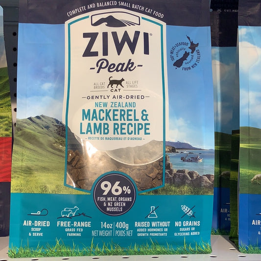 Ziwi Peak- Mackerel and Lamb- Air dried food- Feline