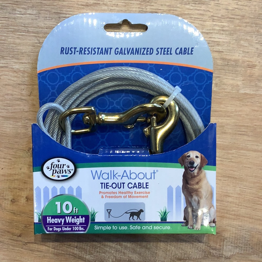 Four Paws Tie Out Cable Heavy Weight