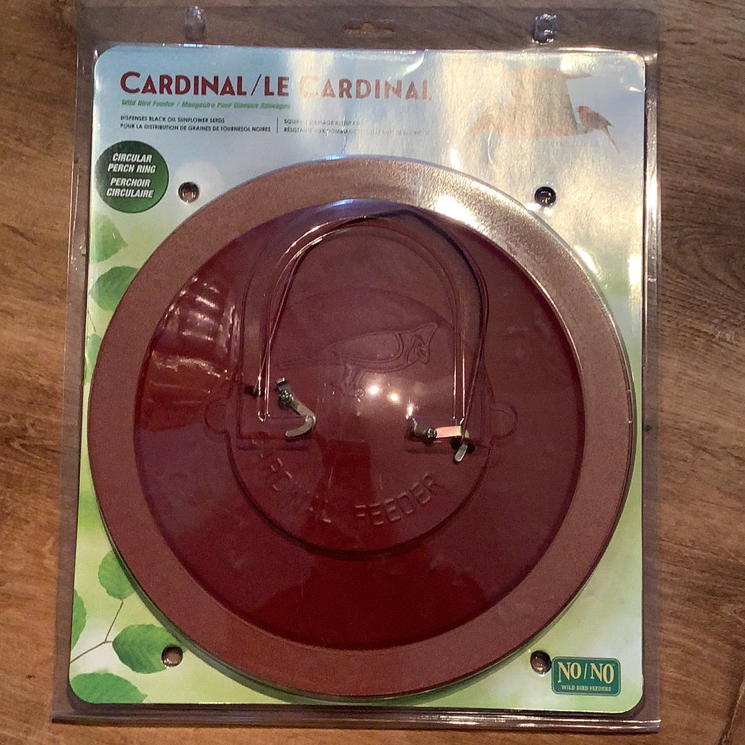 No No Cardinal Seed Feeder